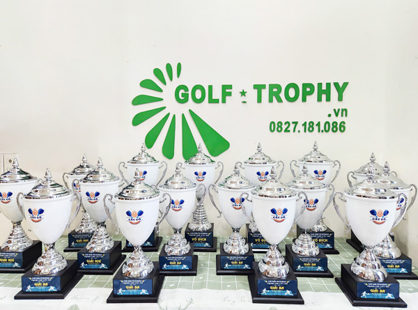 Cúp Pickleball kim loại