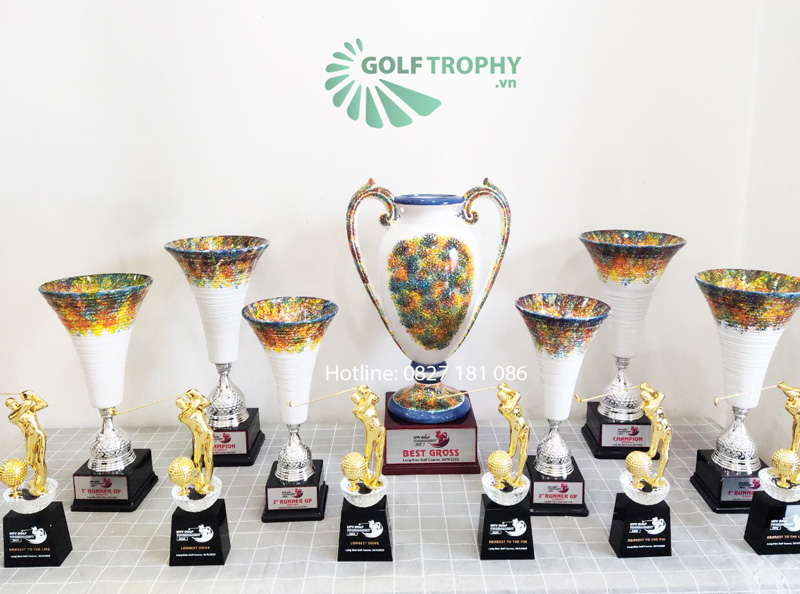 Bộ cúp golf gốm sứ cao cấp