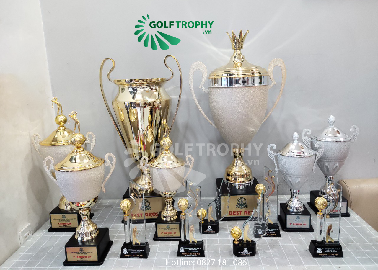 Bộ cúp golf kim loại cao cấp