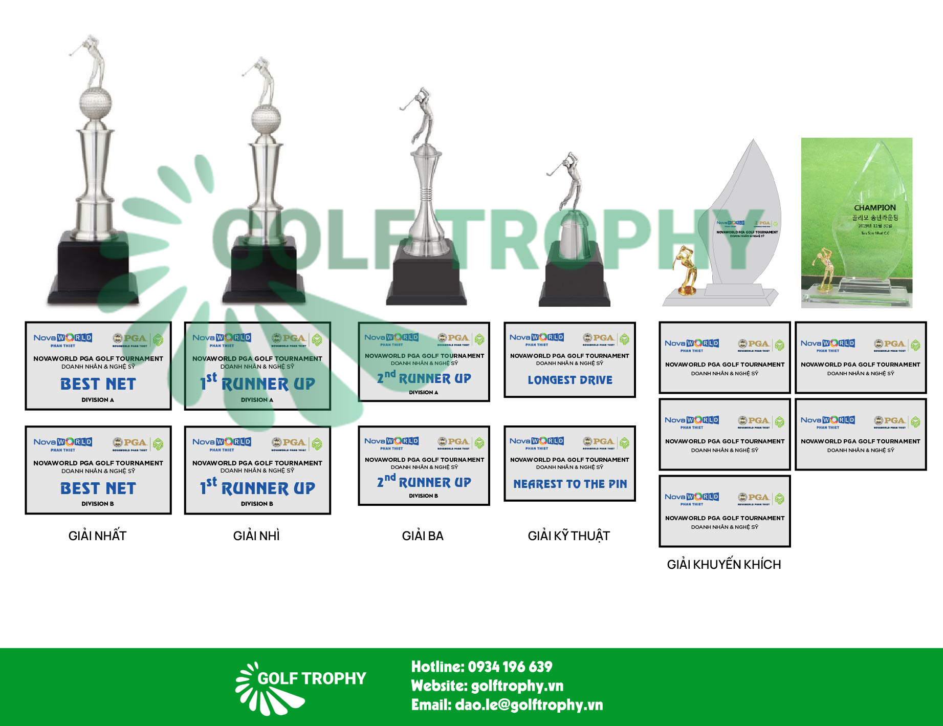 Cúp Golf Doanh Nhân & Nghệ Sĩ - NovaWorld PGA Golf Tournament