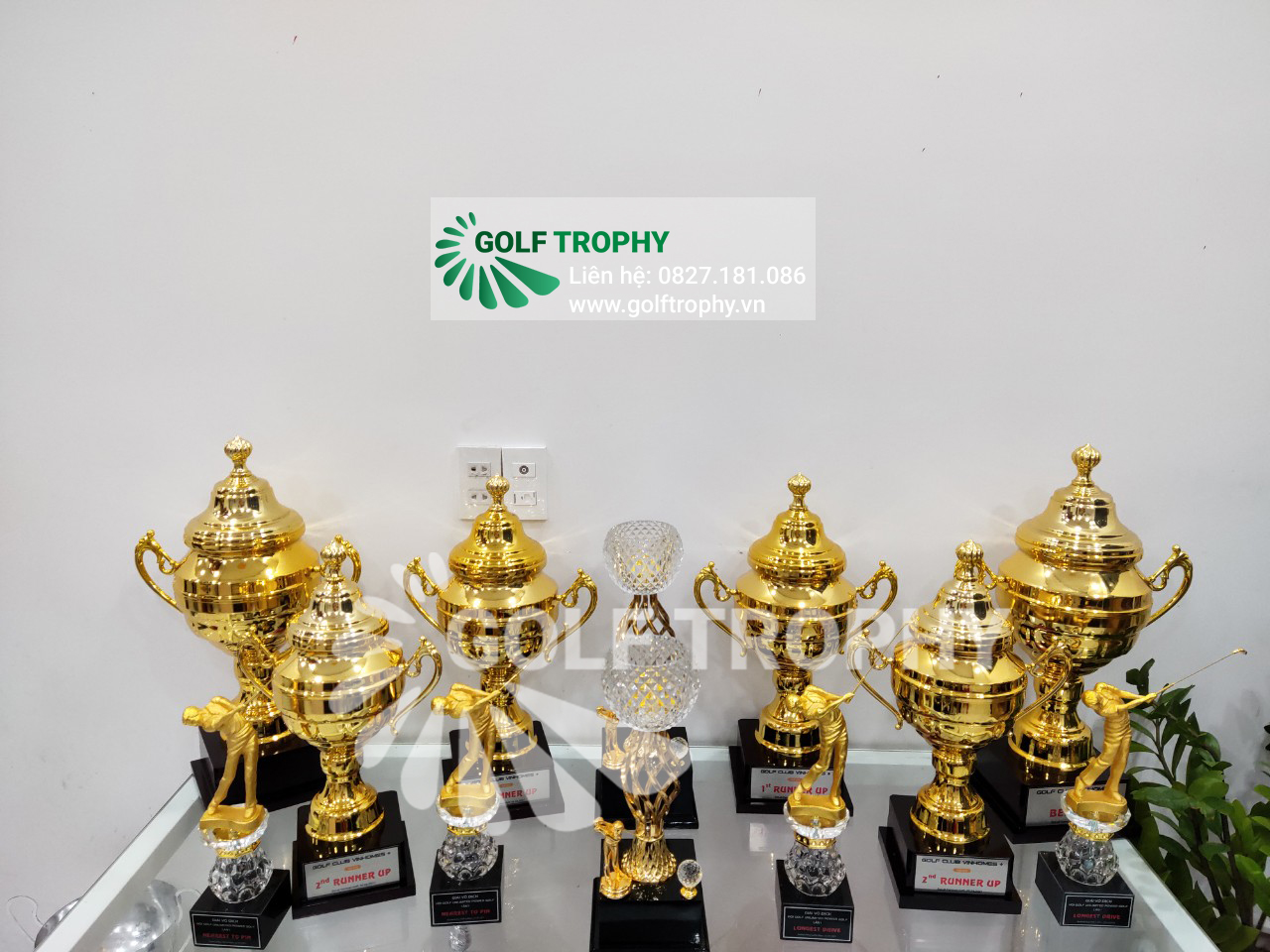 Cúp giải golf clb vinhomes