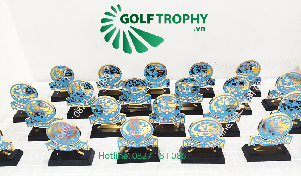 Cúp thiết kế theo logo LẠNG GIANG