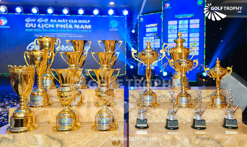 Bộ cúp giải golf đẹp